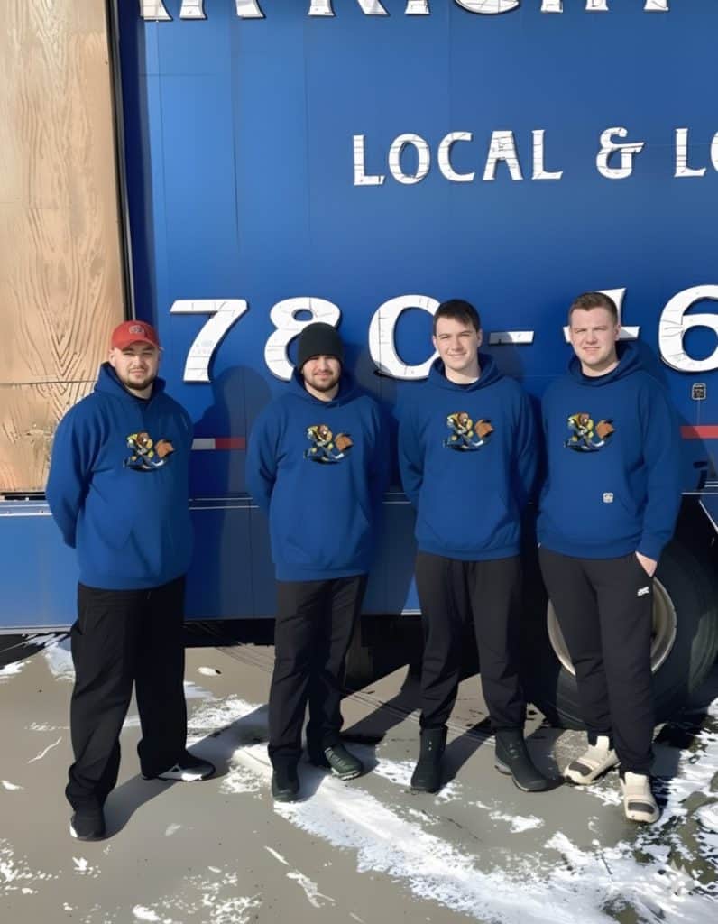 Professional Movers in Action at Slapshot Moving Serve Local & Long-Distance Moves.