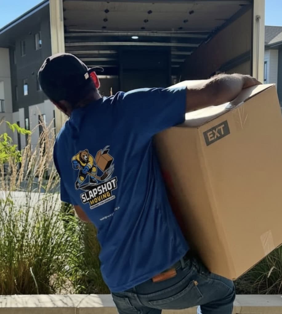 Efficient moving services by Slapshot Moving with professional packing and transportation.