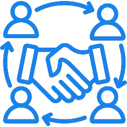 Team collaboration and partnership concept