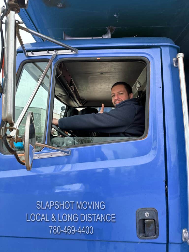 Long-Distance Moving truck with a driver